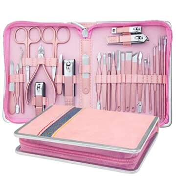 Stainless Steel Manicure & Pedicure Clipper Set