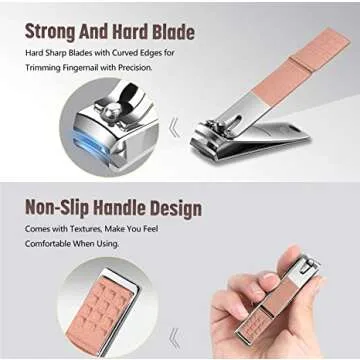 Stainless Steel Manicure & Pedicure Clipper Set