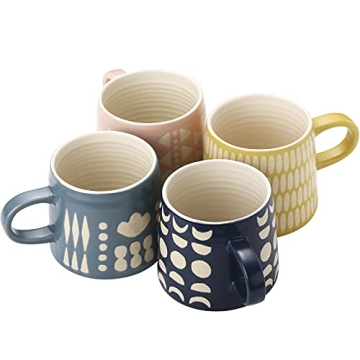 YouPeng Large Coffee Mug - Stylish Ceramic Design