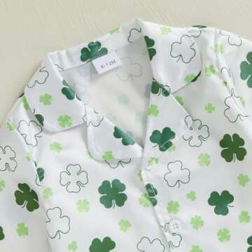 Nokpsedcb St Patricks Day Pajamas for Toddlers