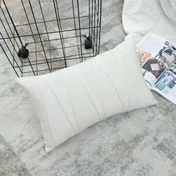 JUSPURBET Decorative Velvet Throw Pillow Covers Pack of 2