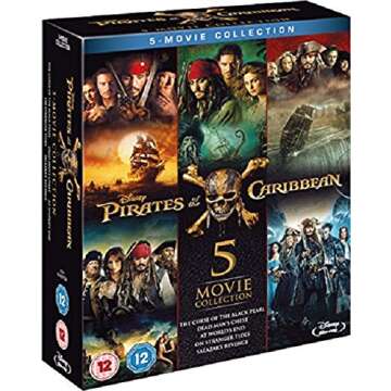 Pirates of the Caribbean 1-5 (Blu-ray) [2017] [Region Free]