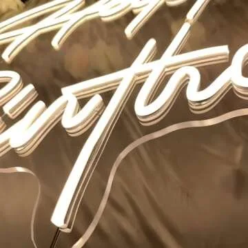 LED Neon Sign Night Light for Birthday & Holiday Decor