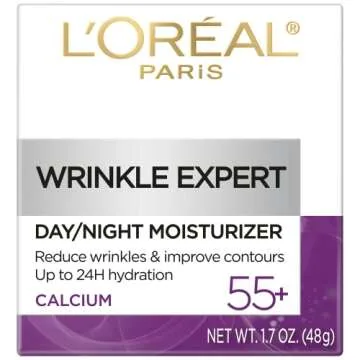 L'Oreal Wrinkle Expert 55+ Anti-Aging Face Cream for All Skin Types