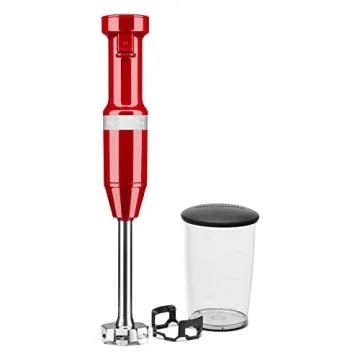 KitchenAid Hand Blender KHBV53 - Empire Red, Variable Speed