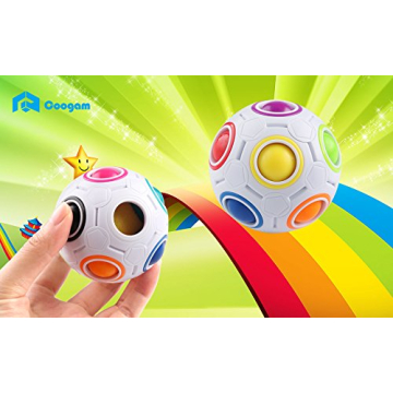 Coogam Rainbow Puzzle Ball Color-Matching Game Toy