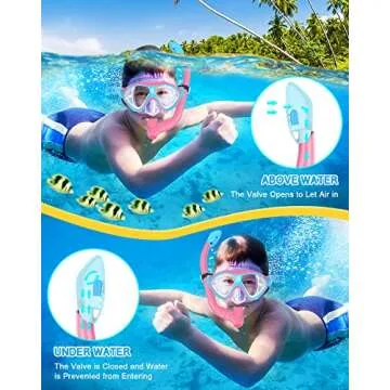 Gintenco Kids Snorkel Set for Safe Underwater Fun