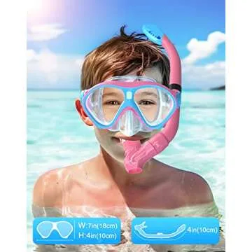 Gintenco Kids Snorkel Set for Safe Underwater Fun