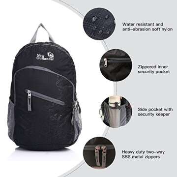 Ultra-Lightweight Outlander Packable Backpack - 20L