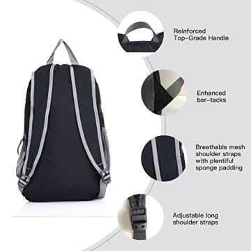 Ultra-Lightweight Outlander Packable Backpack - 20L