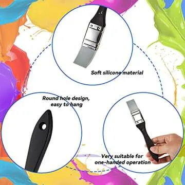 Nezyo Silicone Color Shaper Brush for Artists & Crafters