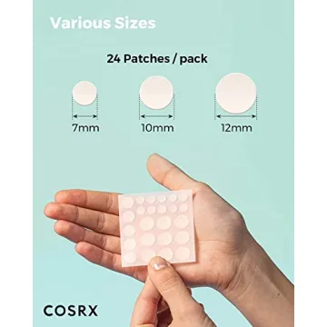 COSRX Acne Pimple Patch (96) Absorbing Hydrocolloid Original 3 Size Patches for Blemishes and Zits Cover, Spot Stickers for Face and Body, Not Tested on Animals