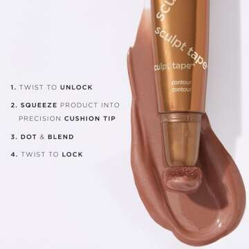 tarte sculpt tape contour - warm bronze (medium to tan skin tones)
