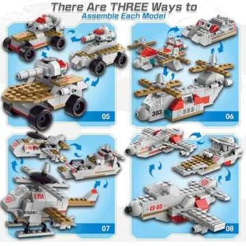 Sitodier STEM Building Set Toy | 811pcs Construction 25 in 1 Cruiser Ocean Ship Building Toy for 6 Years Up Boys | 25 Models Engineering Building Bricks Kit for Kids Ages 6 7 8 9 10 11 12 Years Old