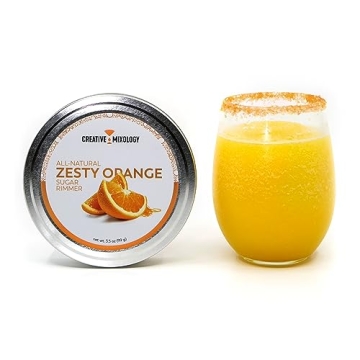 The Spice Lab Zesty Orange Sugar Cocktail Rimmer - Elevate Cocktails with Natural Flavors!