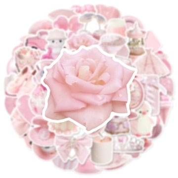 Aesthetic Waterproof Vinyl Stickers for Personalization