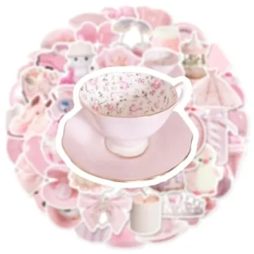 Aesthetic Waterproof Vinyl Stickers for Personalization