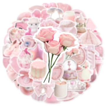 Aesthetic Waterproof Vinyl Stickers for Personalization