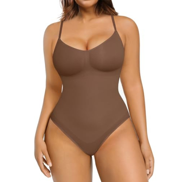 FeelinGirl Body Shaper Bodysuit Tummy Control & Seamless