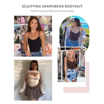 FeelinGirl Body Shaper Bodysuit Tummy Control & Seamless