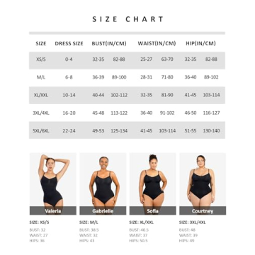 FeelinGirl Body Shaper Bodysuit Tummy Control & Seamless