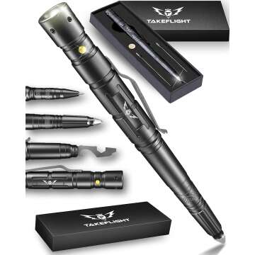 LED Tactical Pen & Flashlight Gift Set for Men