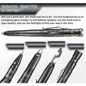 LED Tactical Pen & Flashlight Gift Set for Men