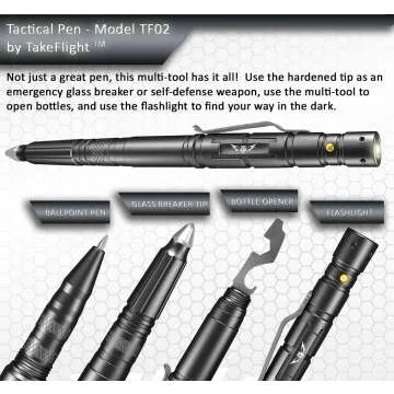 LED Tactical Pen & Flashlight Gift Set for Men