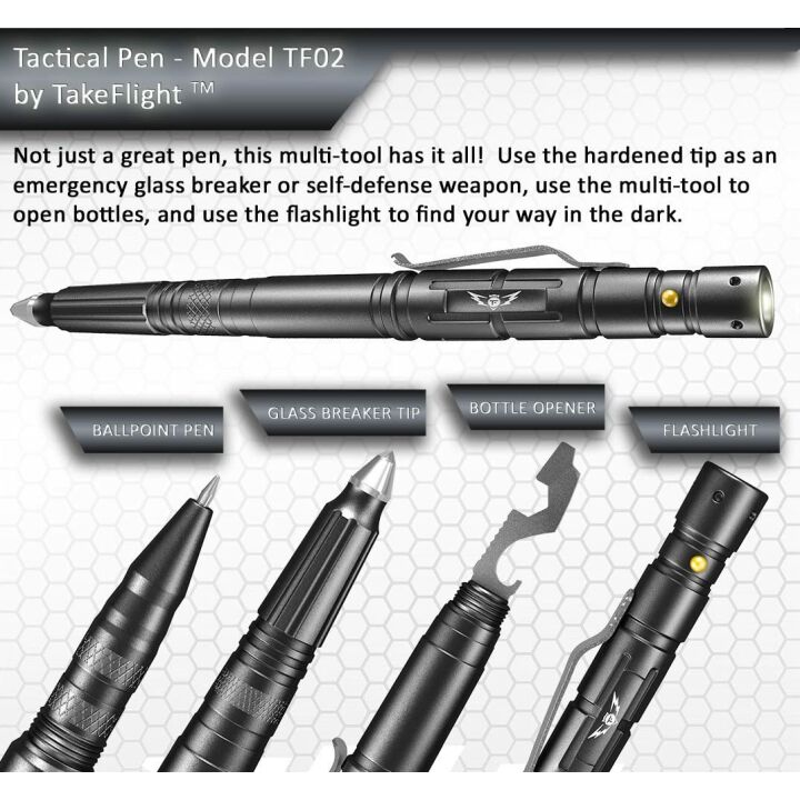 LED Tactical Pen & Flashlight Gift Set for Men