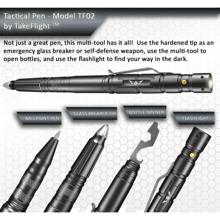 LED Tactical Pen & Flashlight Gift Set for Men