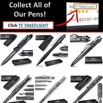 LED Tactical Pen & Flashlight Gift Set for Men