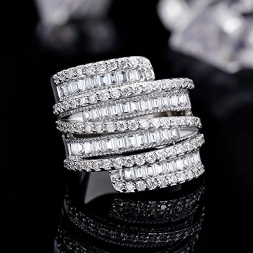 OPOMOMO Eternity Ring - 18K White Gold Plated Band