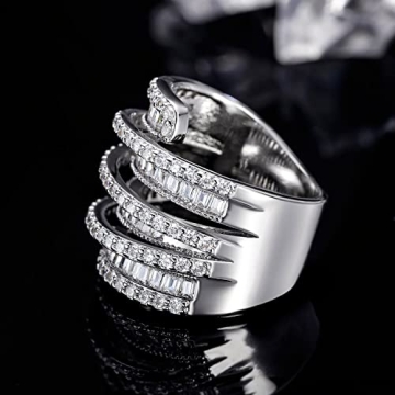 OPOMOMO Eternity Ring - 18K White Gold Plated Band