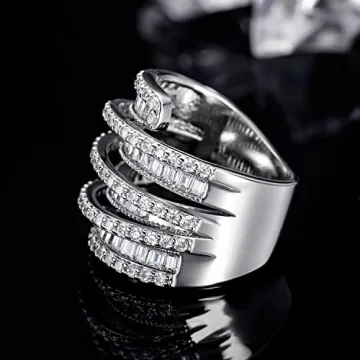 OPOMOMO Eternity Ring - 18K White Gold Plated Band