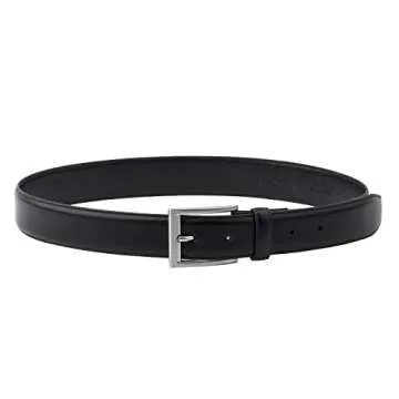 Gelante Men's Classic Dress Leather Belt G2064-Black-M (34-36)