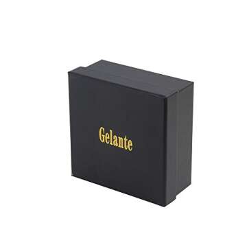 Gelante Men's Classic Dress Leather Belt G2064-Black-M (34-36)