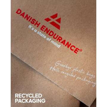 DANISH ENDURANCE Soft & Breathable Socks for Men & Women, 3-Pack, Multicolor 3 Pairs (1 x light green, 1 x medium green, 1 x dark green), US Women 11-13 // US Men 9.5-12.5