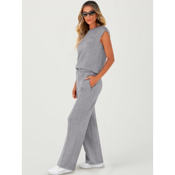 ANRABESS Women's Sleeveless Tracksuits - Casual Elegance