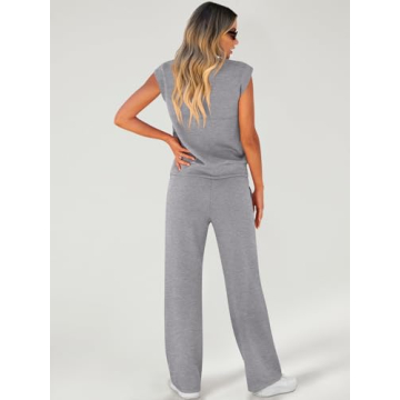 ANRABESS Women's Sleeveless Tracksuits - Casual Elegance