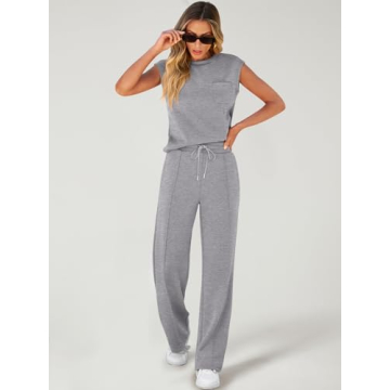 ANRABESS Women's Sleeveless Tracksuits - Casual Elegance