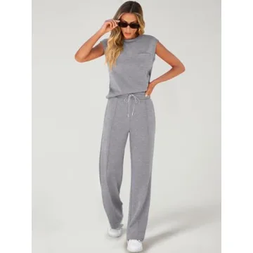 ANRABESS Women's Sleeveless Tracksuits - Casual Elegance