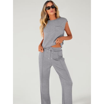 ANRABESS Women's Sleeveless Tracksuits - Casual Elegance