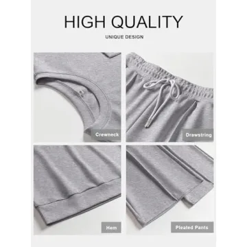 ANRABESS Women's Sleeveless Tracksuits - Casual Elegance