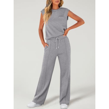 ANRABESS Women's Sleeveless Tracksuits - Casual Elegance