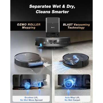 ECOVACS DEEBOT X9 PRO Omni Robot Vacuum and Mop - Powerful Smart Cleaning