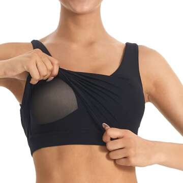 JOJOANS Longline Sports Bra - Stylish Yoga & Fitness Top