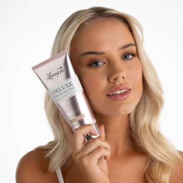 Loving Tan Deluxe Gradual Tan Lotion, Medium- Natural Looking Self Tanner, Professional Strength Sunless Tanner, 7+ Self Tanning Applications per Bottle-Cruelty Free, Naturally Derived DHA-5.07 Fl Oz