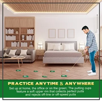 Sotiff Golf Putting Practice Cups for Indoor Outdoor Fun