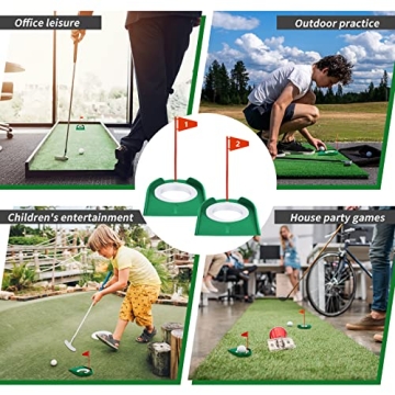 Sotiff Golf Putting Practice Cups for Indoor Outdoor Fun