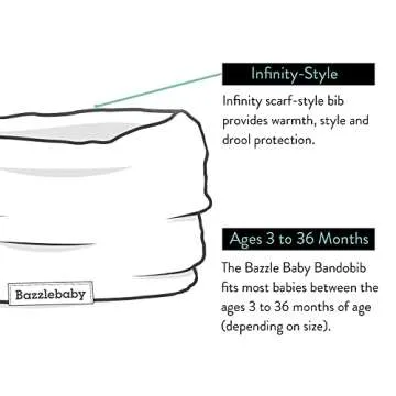 Stylish BandoBib for Babies, 3-24 Months - Bazzle Baby